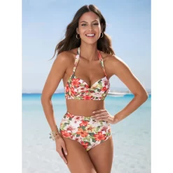 Bas De Bikini à Imprimé Tropical Avec Volants | 3 SUISSES