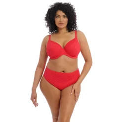 Bas De Maillot De Bain Taille Mi Haute Rouge Elomi Bain | 3 SUISSES