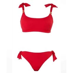 Bikini De Grossesse Coques Rouge Cache-Cœur Maillot De Bain | 3 SUISSES