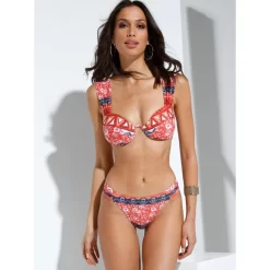 Culotte De Bikini Doublée, Imprimé à Frise | 3 SUISSES