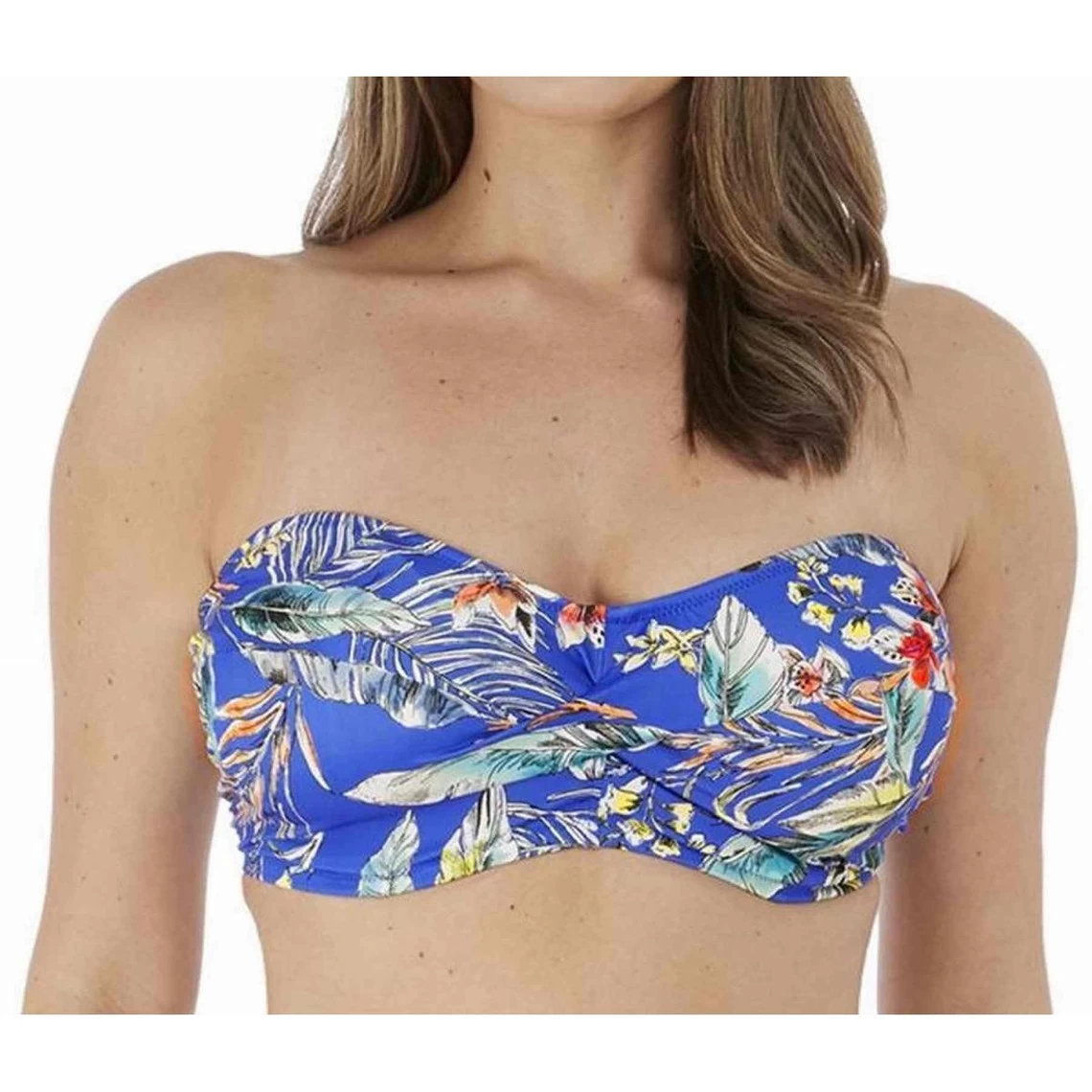 Haut De Maillot De Bain Bandeau Armatures - Bleu | 3 SUISSES – Image 3