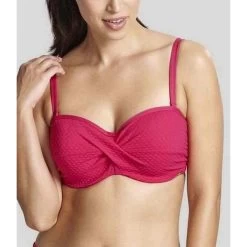 Haut De Maillot De Bain Bandeau Armatures Rose - Panache Maillot | 3 SUISSES