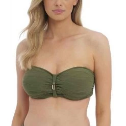 Haut De Maillot De Bain Bandeau Armatures - Vert Fantasie Bain | 3 SUISSES