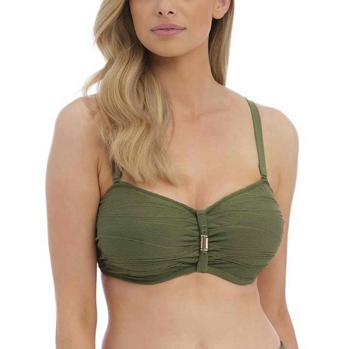 Haut De Maillot De Bain Bandeau Armatures - Vert Fantasie Bain | 3 SUISSES – Image 2
