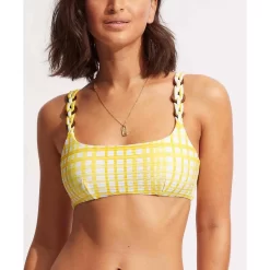 Seafolly Haut De Maillot De Bain Bralette - Jaune | 3 SUISSES