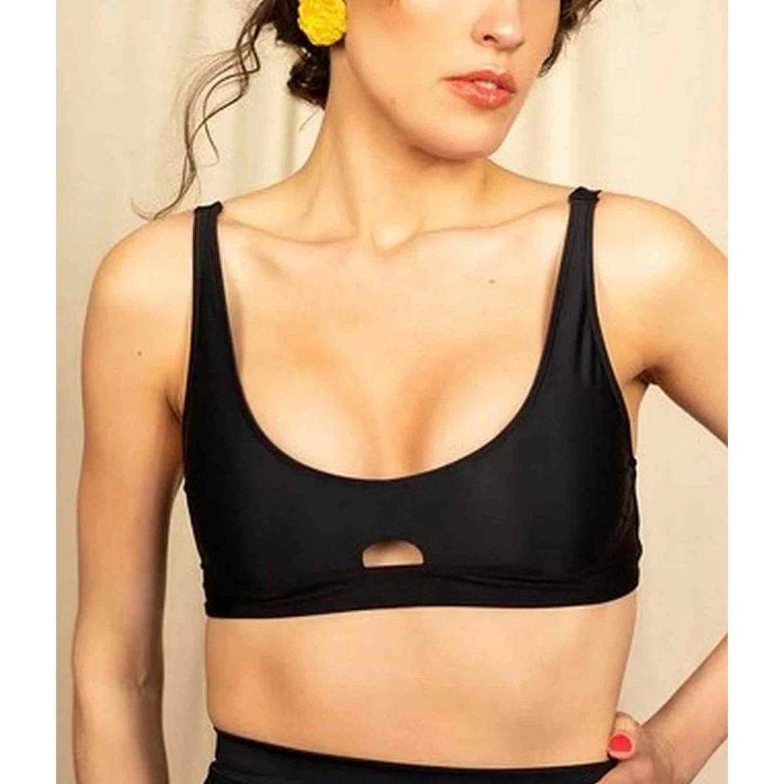 Haut De Maillot De Bain Brassière - Noir Maline Bodywear | 3 SUISSES – Image 2