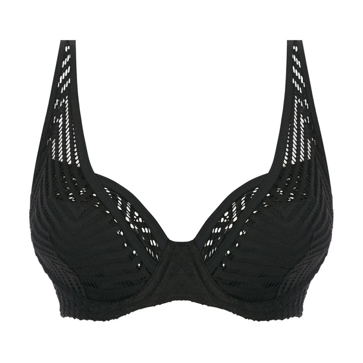 Haut De Maillot De Bain Plongeant Armatures Noir | 3 SUISSES