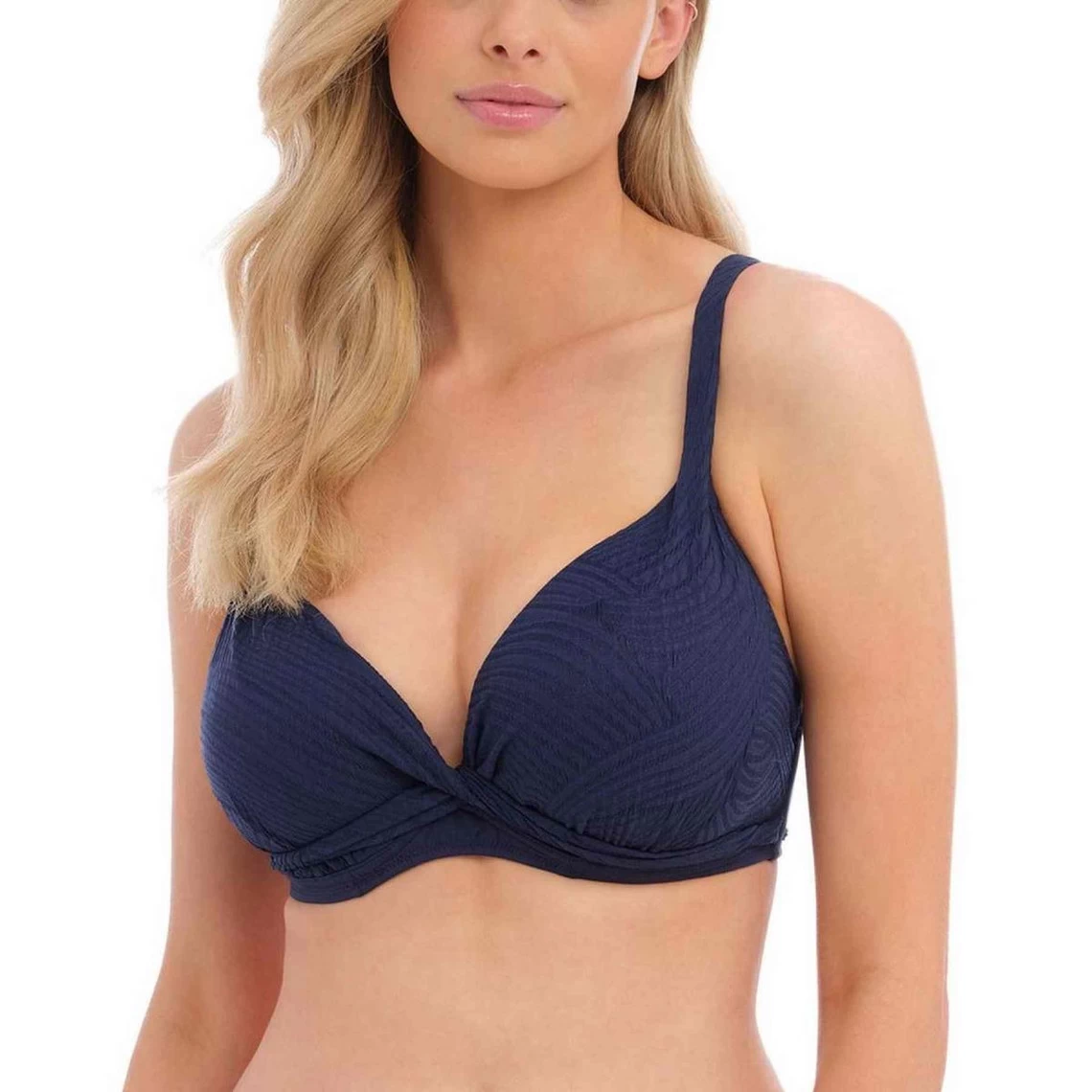 Haut De Maillot De Bain Plongeant Armatures - Bleu Fantasie Bain | 3 SUISSES – Image 2