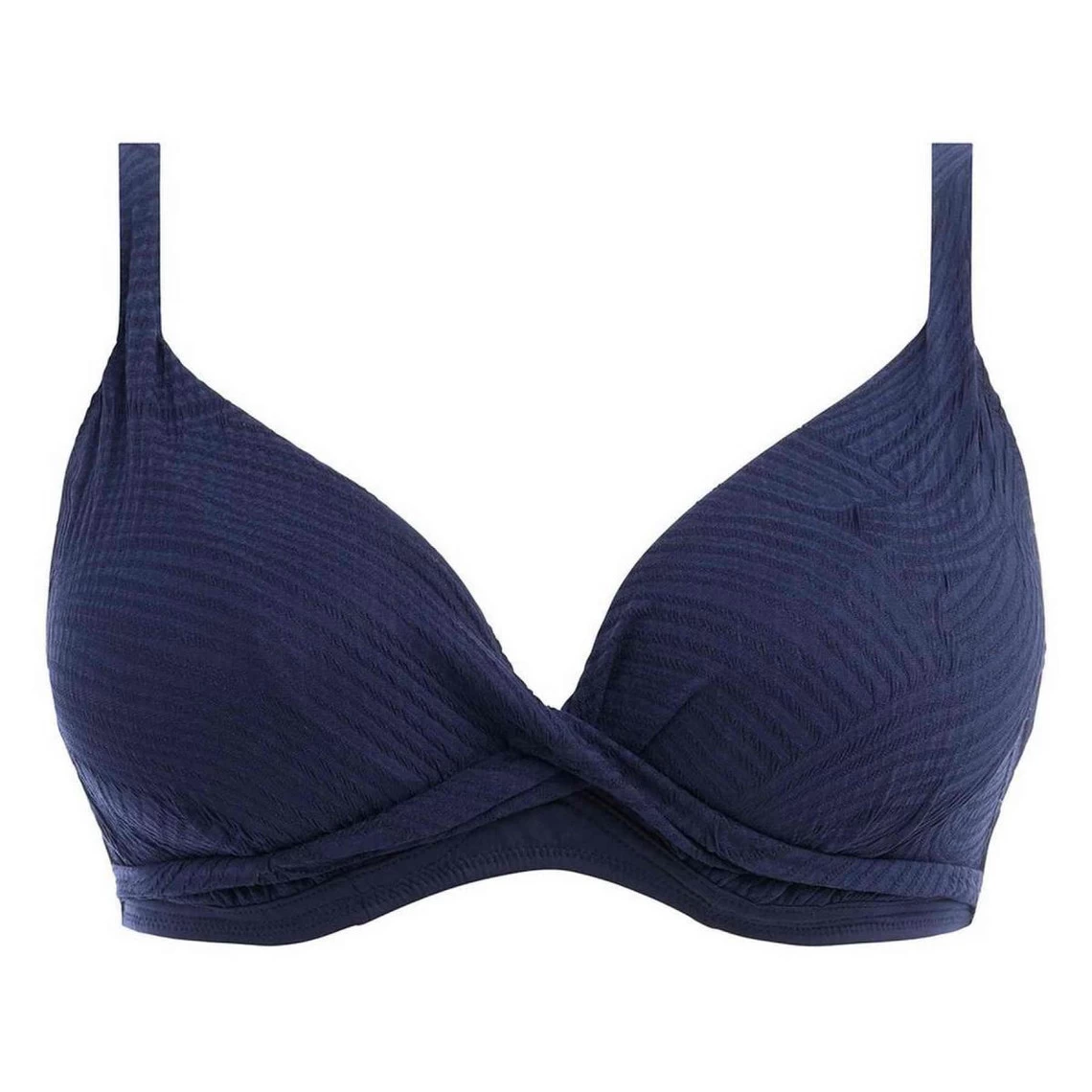Haut De Maillot De Bain Plongeant Armatures - Bleu Fantasie Bain | 3 SUISSES