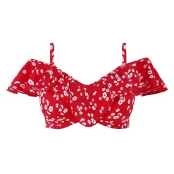 Haut De Maillot De Bain Sans Armatures Elomi Bain - Rouge | 3 SUISSES