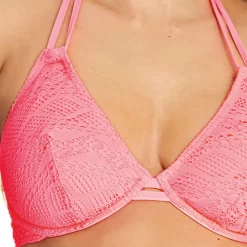 Haut De Maillot De Bain Tour De Cou à Armatures Rose | 3 SUISSES