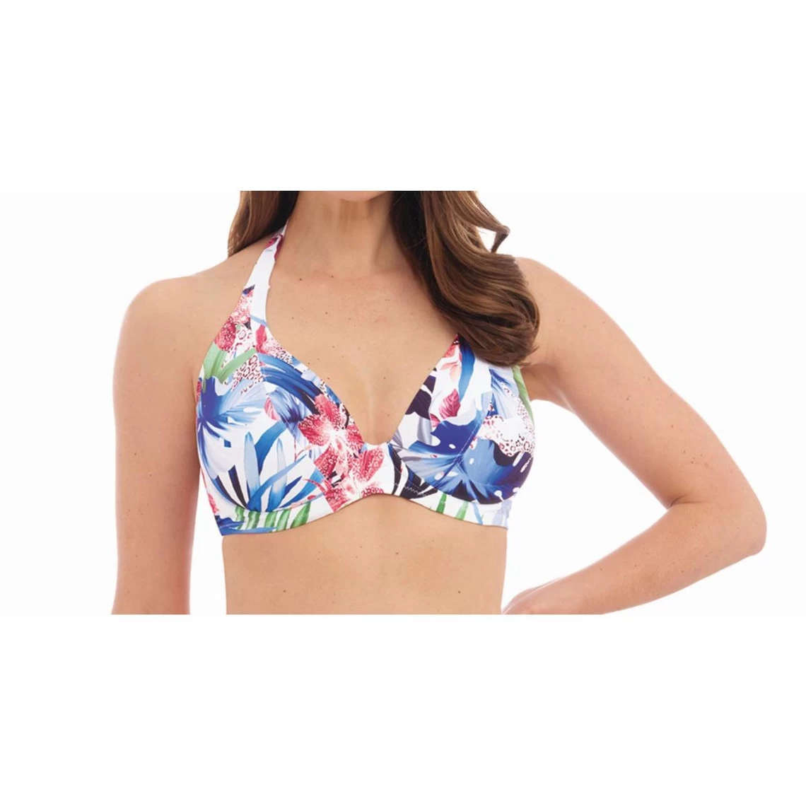 Haut De Maillot De Bain Tour De Cou Armatures Fantasie Bain Bleu | 3 SUISSES – Image 2