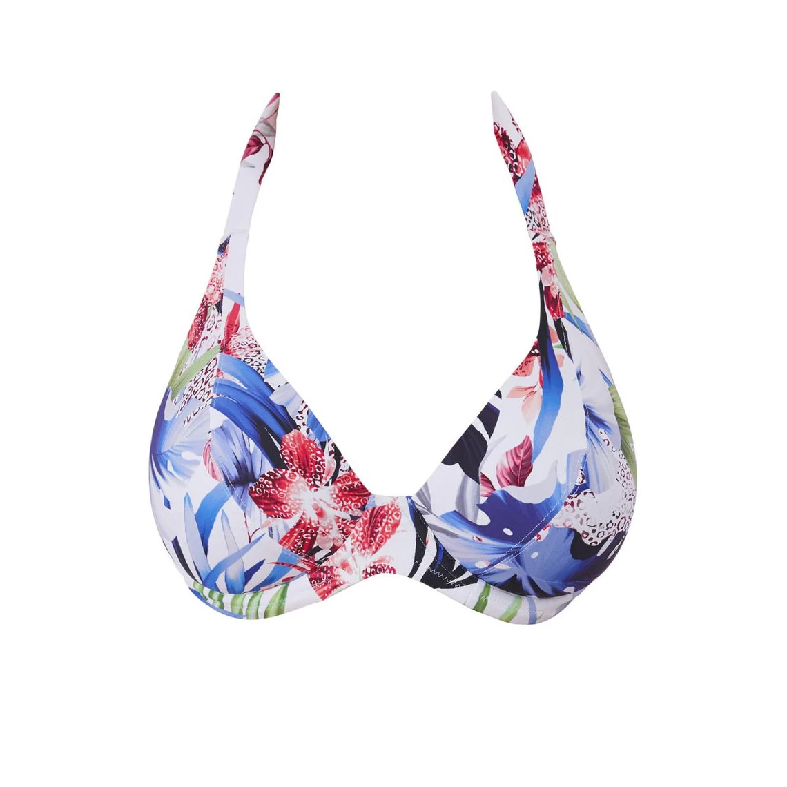 Haut De Maillot De Bain Tour De Cou Armatures Fantasie Bain Bleu | 3 SUISSES