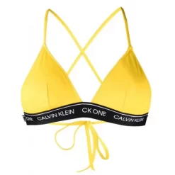 Haut De Maillot De Bain Triangle - Jaune Calvin Klein Underwear | 3 SUISSES