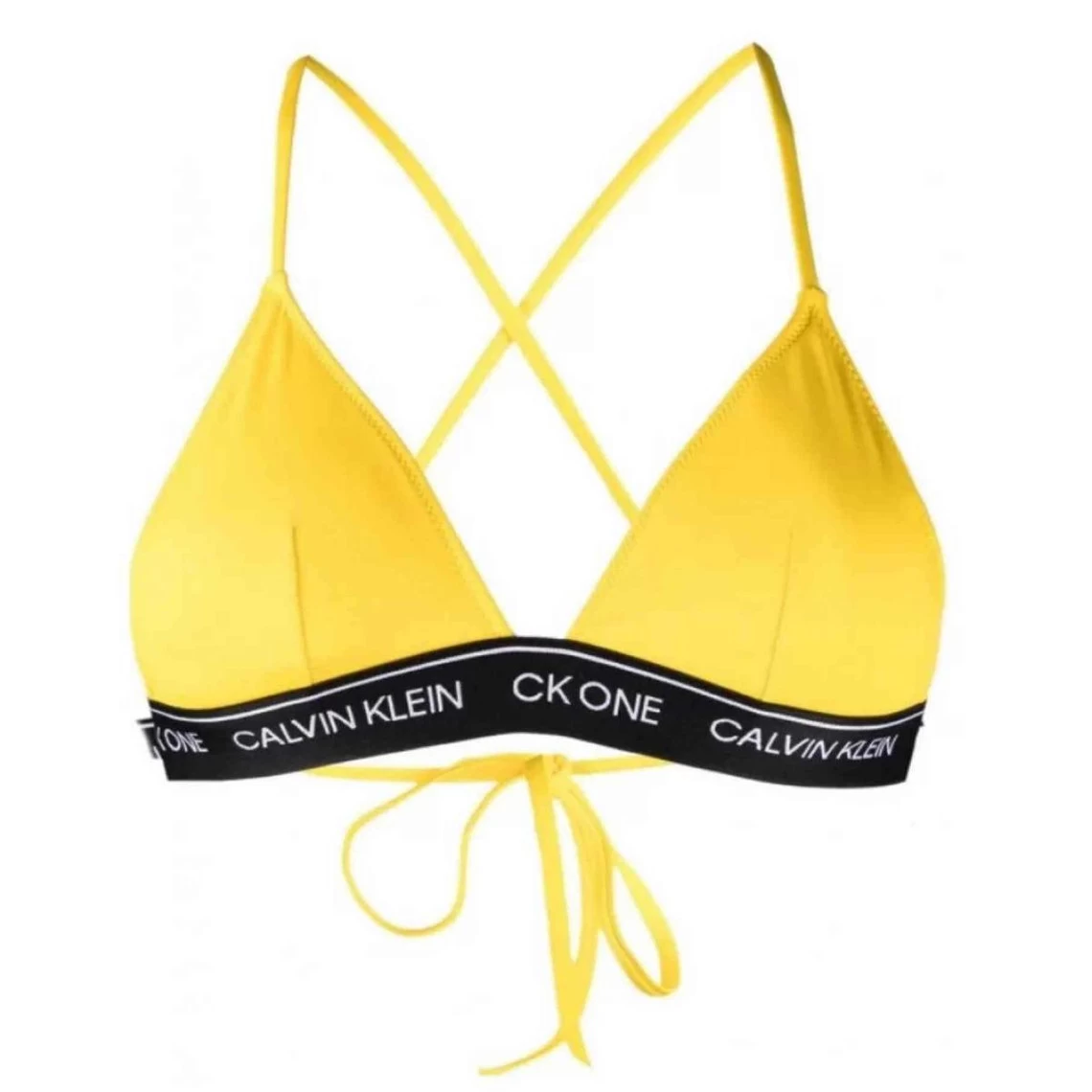 Haut De Maillot De Bain Triangle - Jaune Calvin Klein Underwear | 3 SUISSES