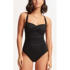 Maillot De Bain 1 Pièce Classique - Noir Seafolly | 3 SUISSES