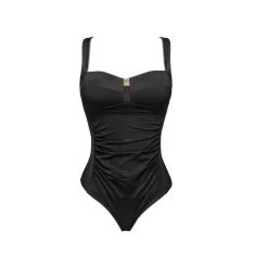 Maillot De Bain Une Pièce Coques Sans Armature - Noir | 3 SUISSES