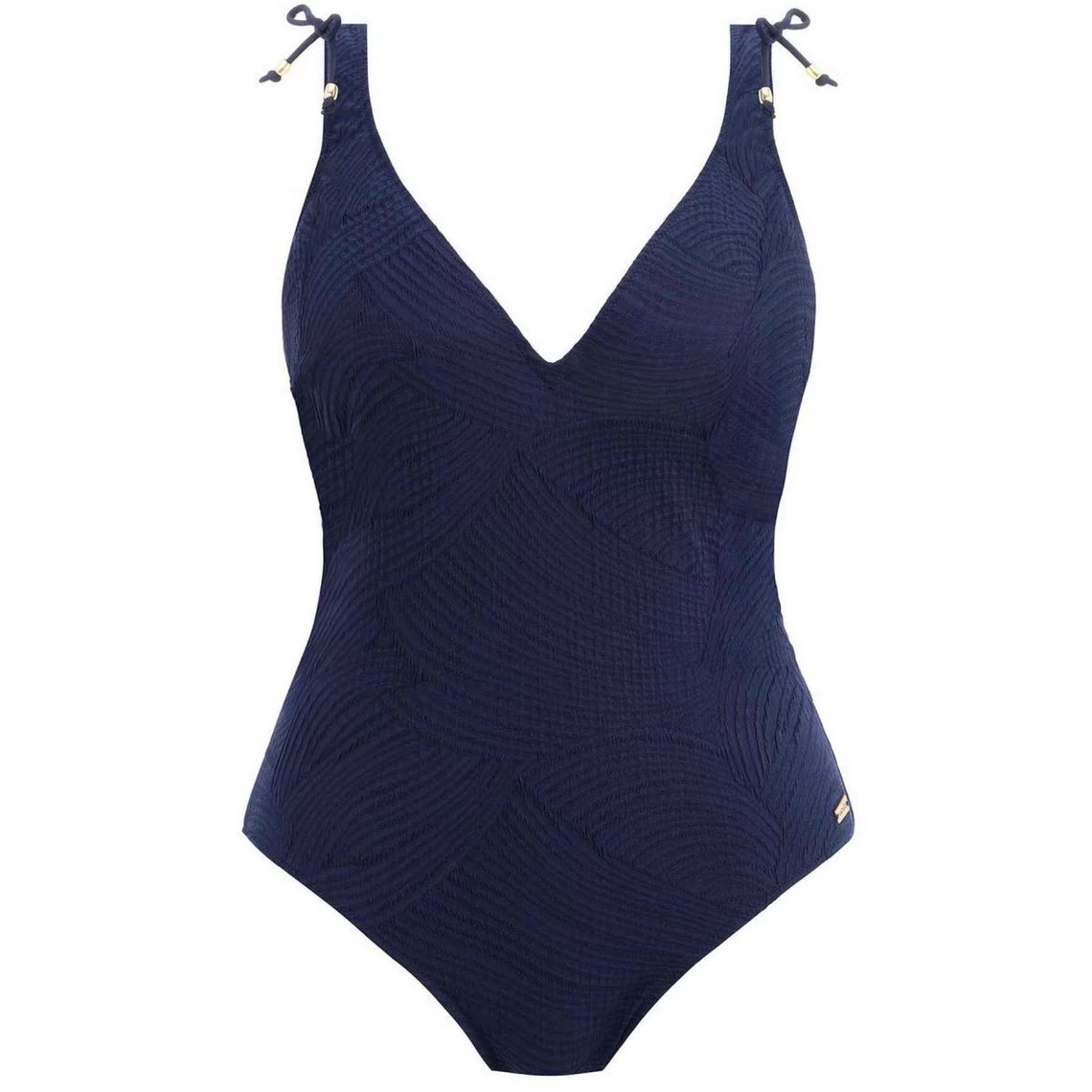Maillot De Bain Une Pièce Plongeant Armatures - Bleu Fantasie Bain | 3 SUISSES