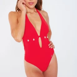 Maillot De Bain Une Pièce Rouge Banana Moon Spring | 3 SUISSES