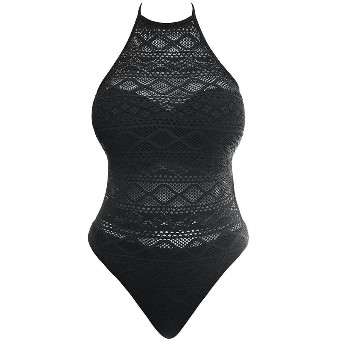 Maillot De Bain Une Pièce Tour De Cou à Armatures Freya SUNDANCE Noir-Freya Maillots | 3 SUISSES – Image 2