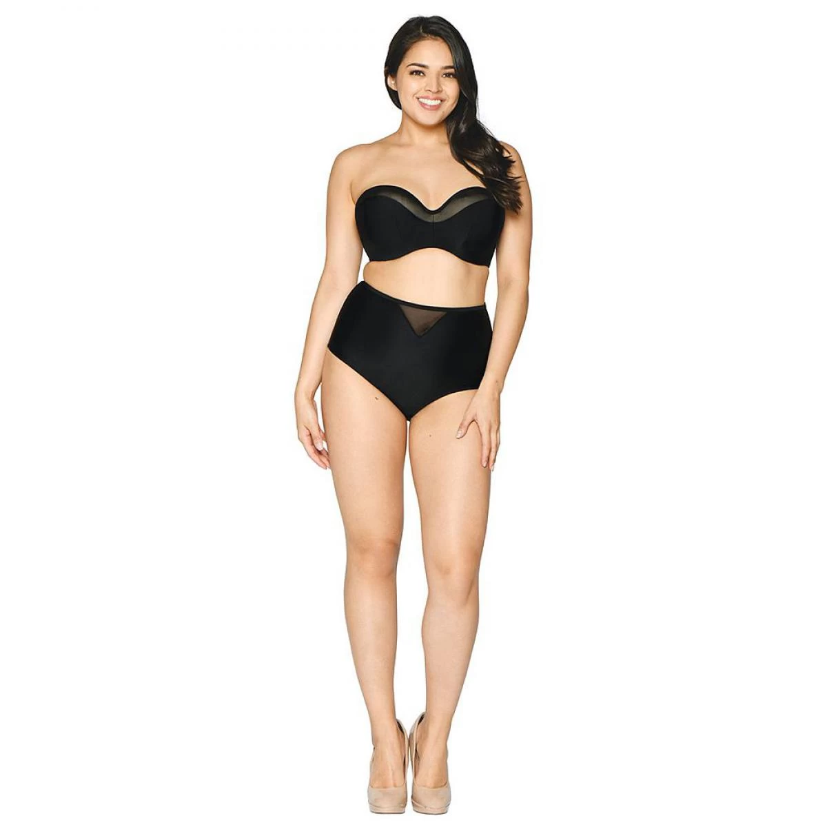 Soutien-gorge De Bain Bandeau Noir | Maillots De Bain 2 Pièces 3 SUISSES – Image 5