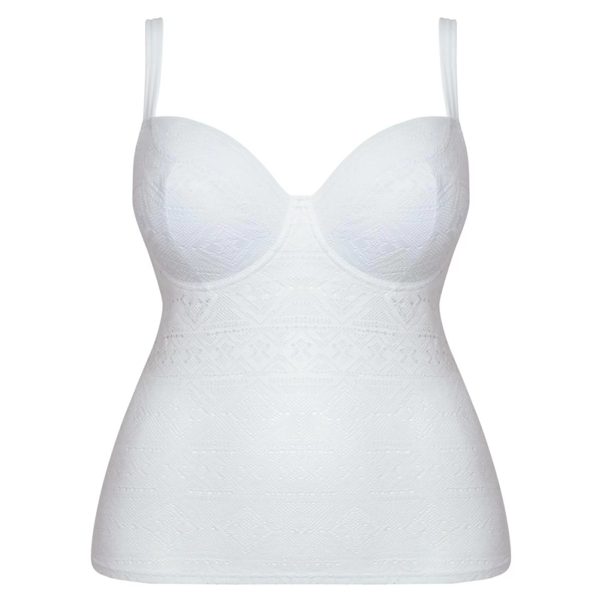 Tankini Balconnet Armatures Blanc | Maillots De Bain 2 Pièces 3 SUISSES
