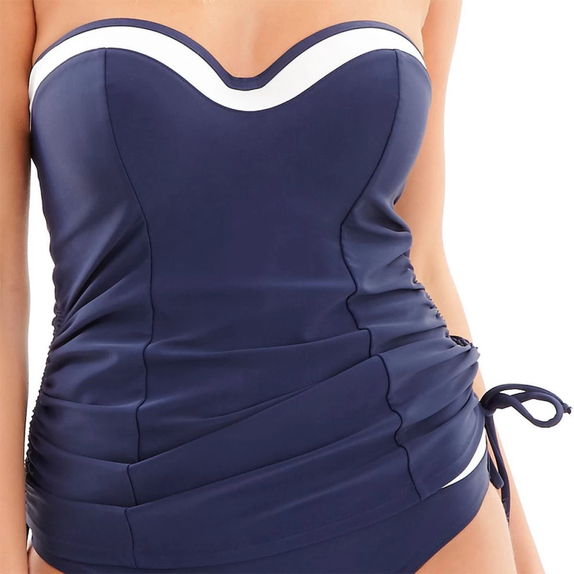 Tankini Bandeau Navy/white | Maillot De Bain Gainant 3 SUISSES – Image 20