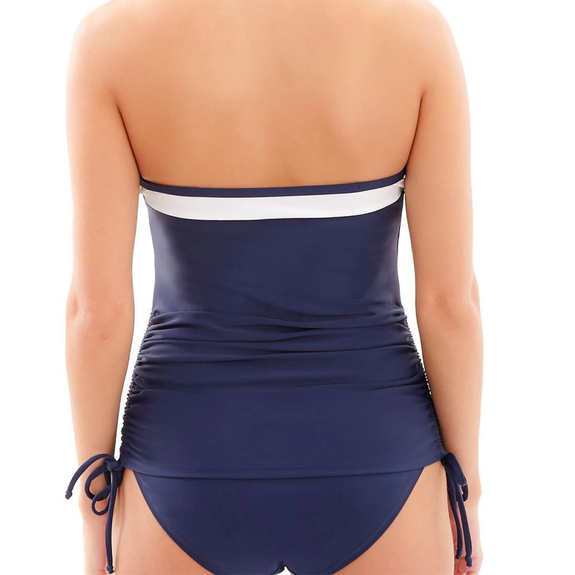 Tankini Bandeau Navy/white | Maillot De Bain Gainant 3 SUISSES – Image 4