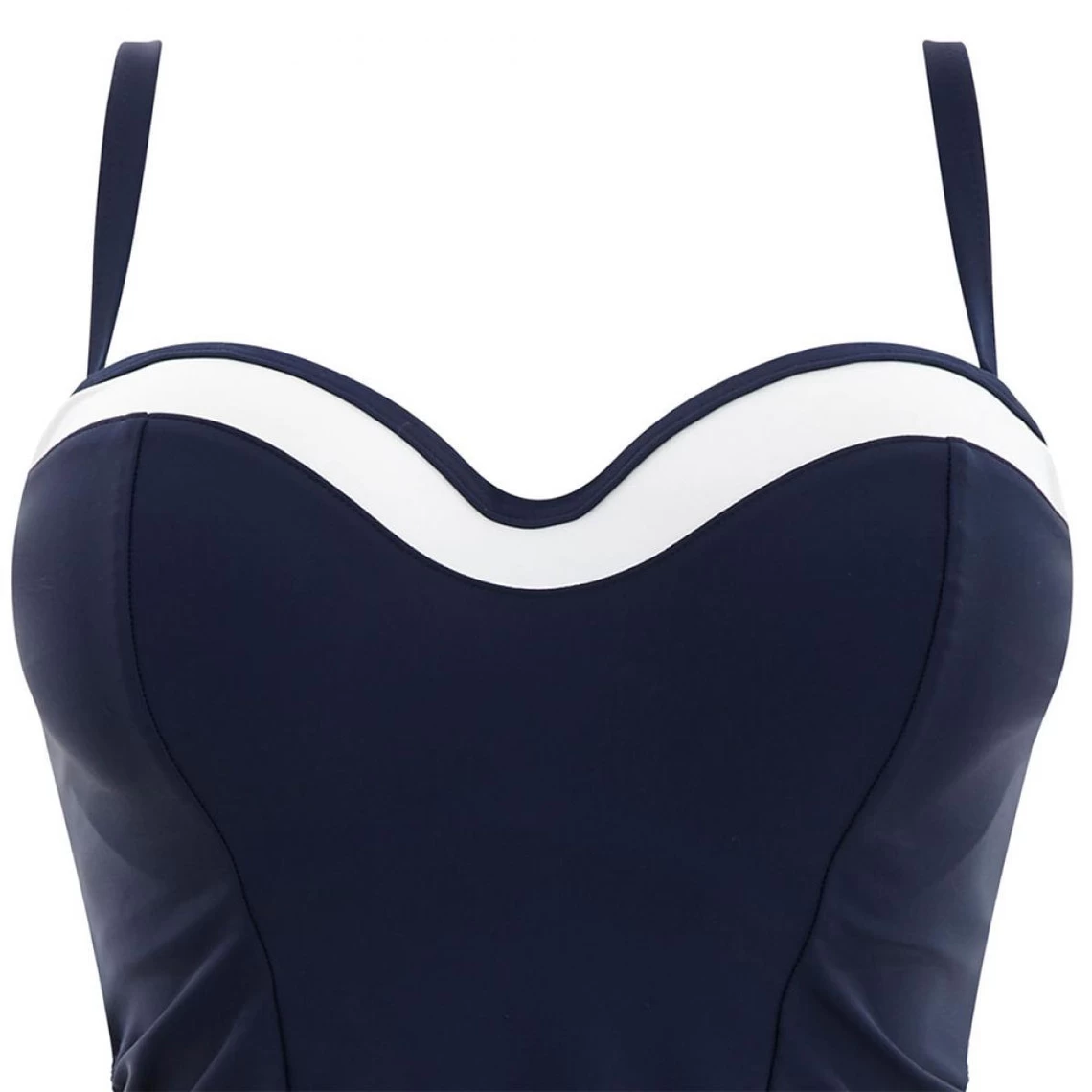 Tankini Bandeau Navy/white | Maillot De Bain Gainant 3 SUISSES – Image 16